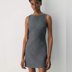 Aritzia Sleeveless A-Line Dress in Dark Gray